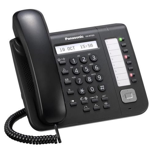 Teléfono Panasonic KX-NT551NE-B. NEGRO / SEMINUEVO
